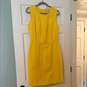 Banana Republic Elegant Yellow Sleeveless Dress
